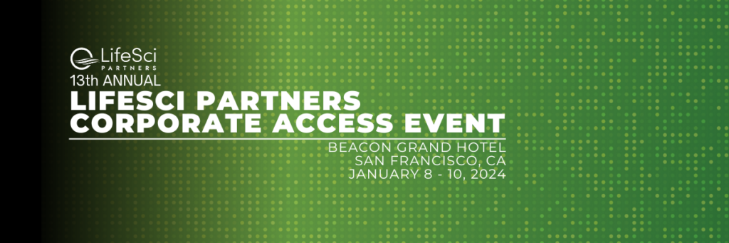 13th Annual LifeSci Partners Corporate Access Event - LifeSci Events